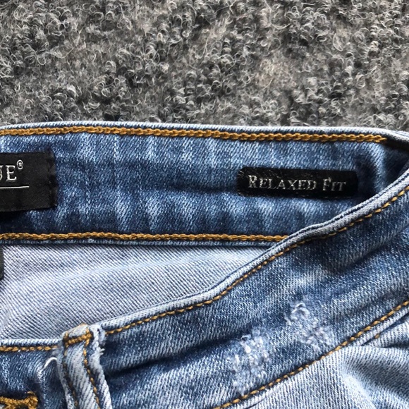 Judy Blue Skinny Distressed Blue Jeans - Picture 3 of 7